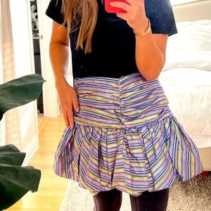Zara metallic skirt